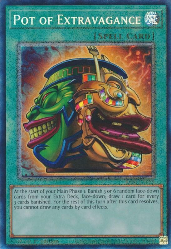 1st Edition, Normal Spell, Prismatic Collector's Rare, Rarity Collection (25th Anniversary Edition), Spell Pot of Extravagance [RA01-EN059] Prismatic Collector's Rare - Trading Card World