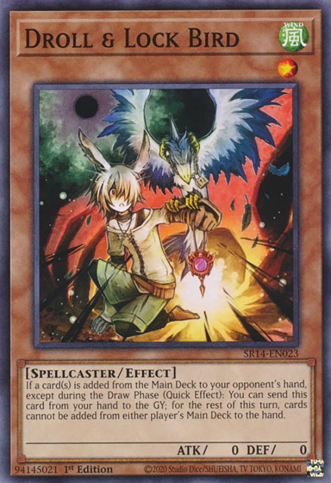 1st Edition, Common, Effect Monster, Spellcaster, Structure Deck: Fire Kings, Wind Droll & Lock Bird [SR14-EN023] Common - Trading Card World