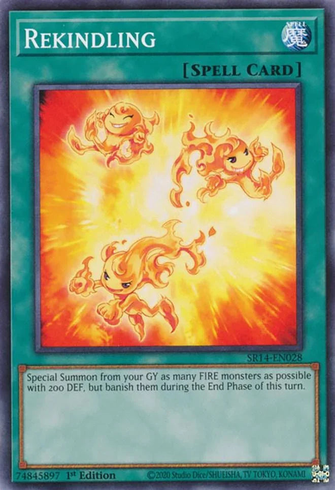 1st Edition, Common, Normal Spell, Spell, Structure Deck: Fire Kings Rekindling [SR14-EN028] Common - Trading Card World