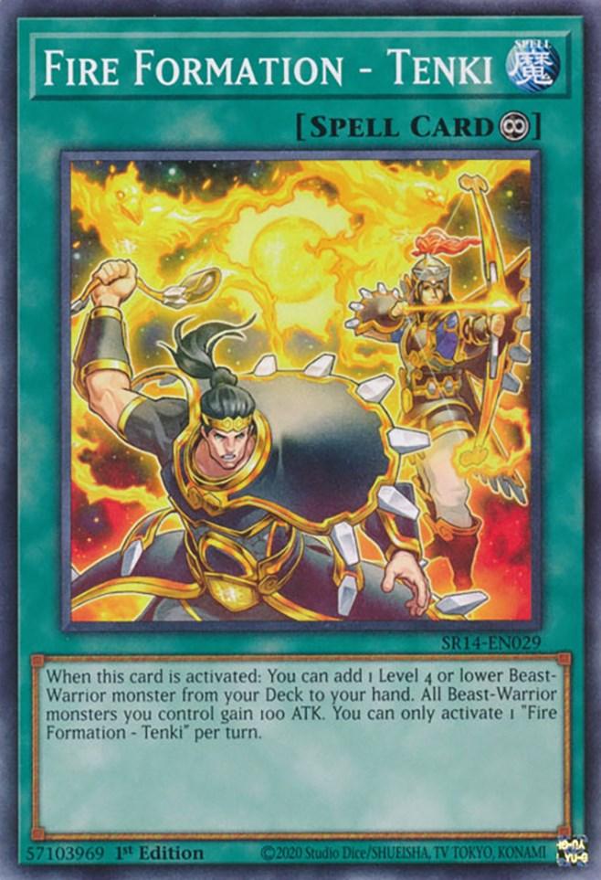 1st Edition, Common, Continuous Spell, Spell, Structure Deck: Fire Kings Fire Formation - Tenki [SR14-EN029] Common - Trading Card World