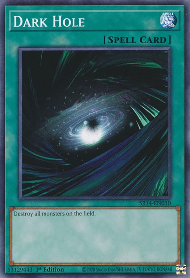 1st Edition, Common, Normal Spell, Spell, Structure Deck: Fire Kings Dark Hole [SR14-EN030] Common - Trading Card World
