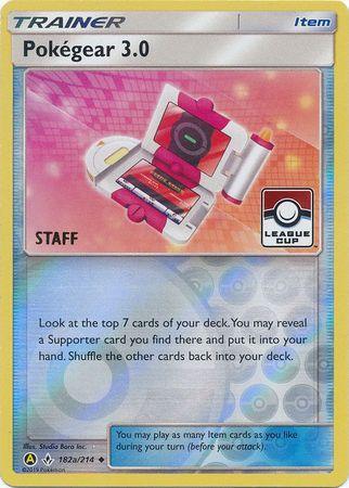 182a, Item, Promo, Reverse Holofoil, Sun & Moon: Unbroken Bonds Pokegear 3.0 (182a/214)(League Promo Staff) [Sun & Moon: Unbroken Bonds] - Trading Card World