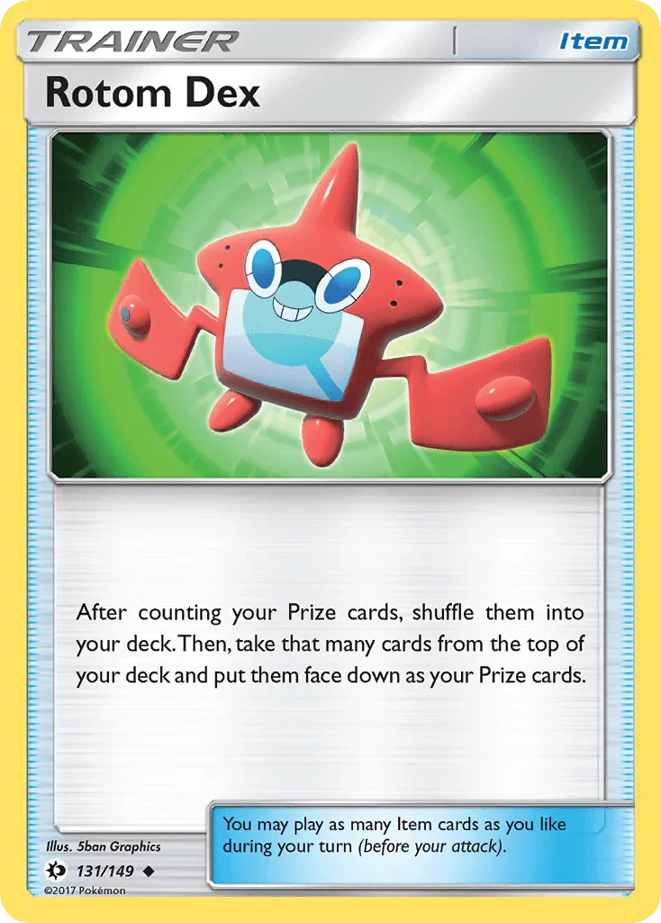 131, Item, Normal, Reverse Holofoil, Sun & Moon: Base Set, Uncommon Rotom Dex (131/149) [Sun & Moon: Base Set] - Trading Card World