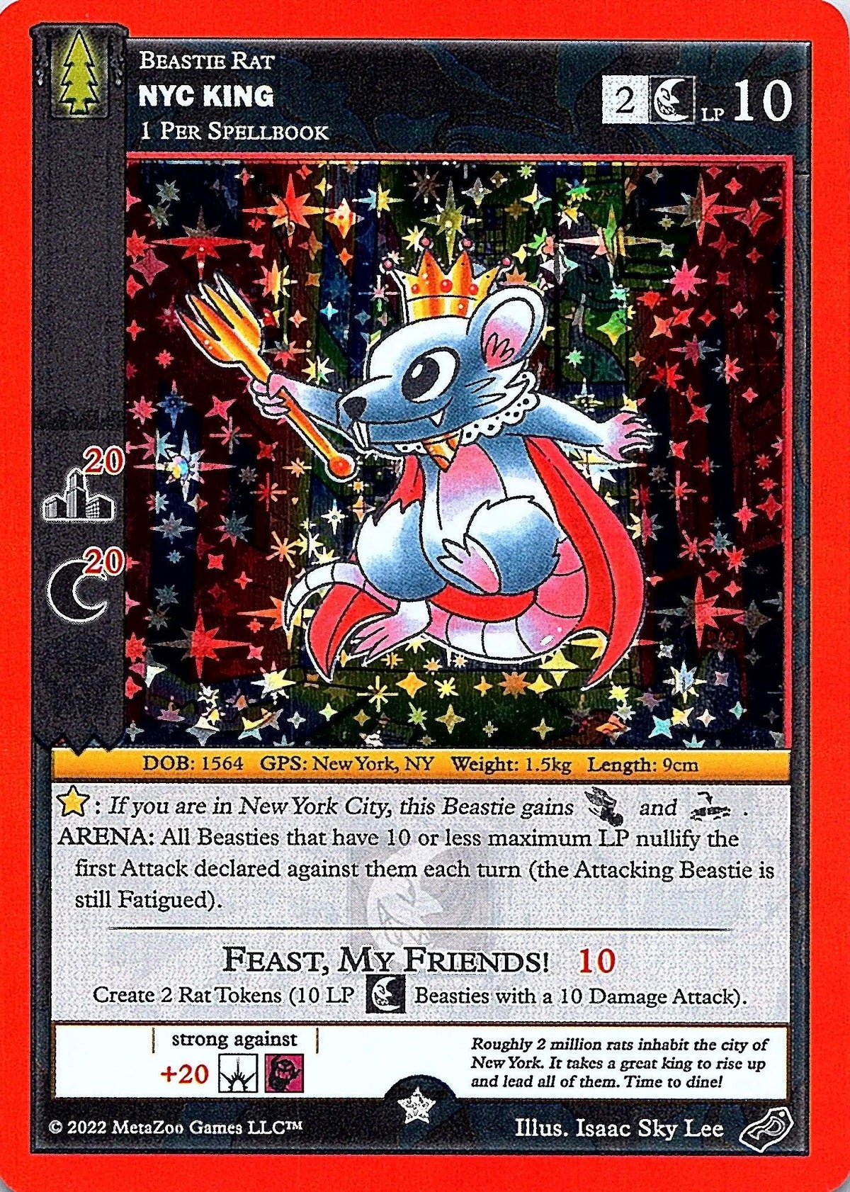 Beastie, Gold, Miscellaneous Promos NYC King [Miscellaneous Promos] - Trading Card World