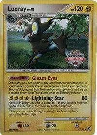 Diamond & Pearl: Base Set, Fighting [+30], Lightning, Metal [-30], Normal, Rare Luxray (7/130) (National Championship Promo) [Diamond & Pearl: Base Set] - Trading Card World
