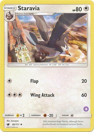 82, Colorless, Fighting[-20], Lightning[×2], Normal, Promo, Sun & Moon: Trainer Kit - Alolan Sandslash Staravia (82/111) (Deck Exclusive #4) [Sun & Moon: Trainer Kit - Alolan Sandslash] - Trading Card World