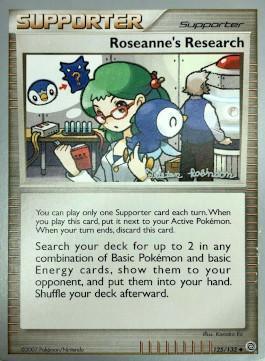125, Normal, Supporter, Uncommon, World Championships 2008 Roseanne's Research (125/132) (Intimidation - Tristan Robinson) [World Championships 2008] - Trading Card World