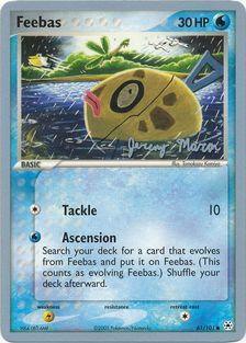 61, Common, Lightning[x2], Normal, Water, World Championships 2005 Feebas (61/101) (Queendom - Jeremy Maron) [World Championships 2005] - Trading Card World