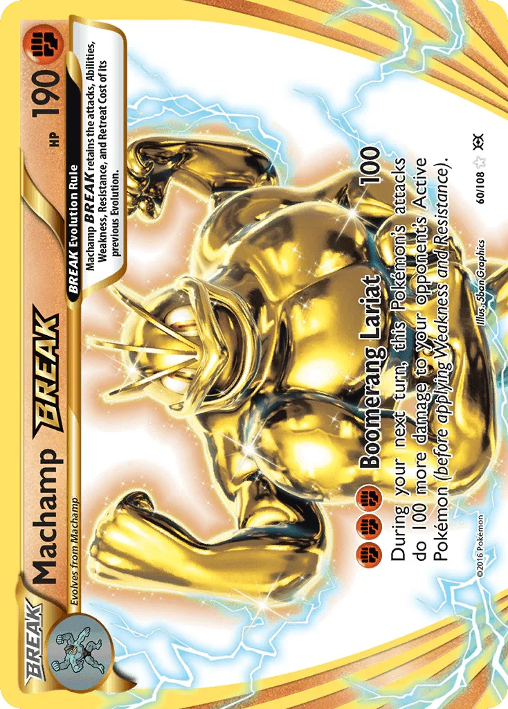 60, Fighting, Holofoil, Ultra Rare, XY: Evolutions Machamp BREAK (60/108) [XY: Evolutions] - Trading Card World