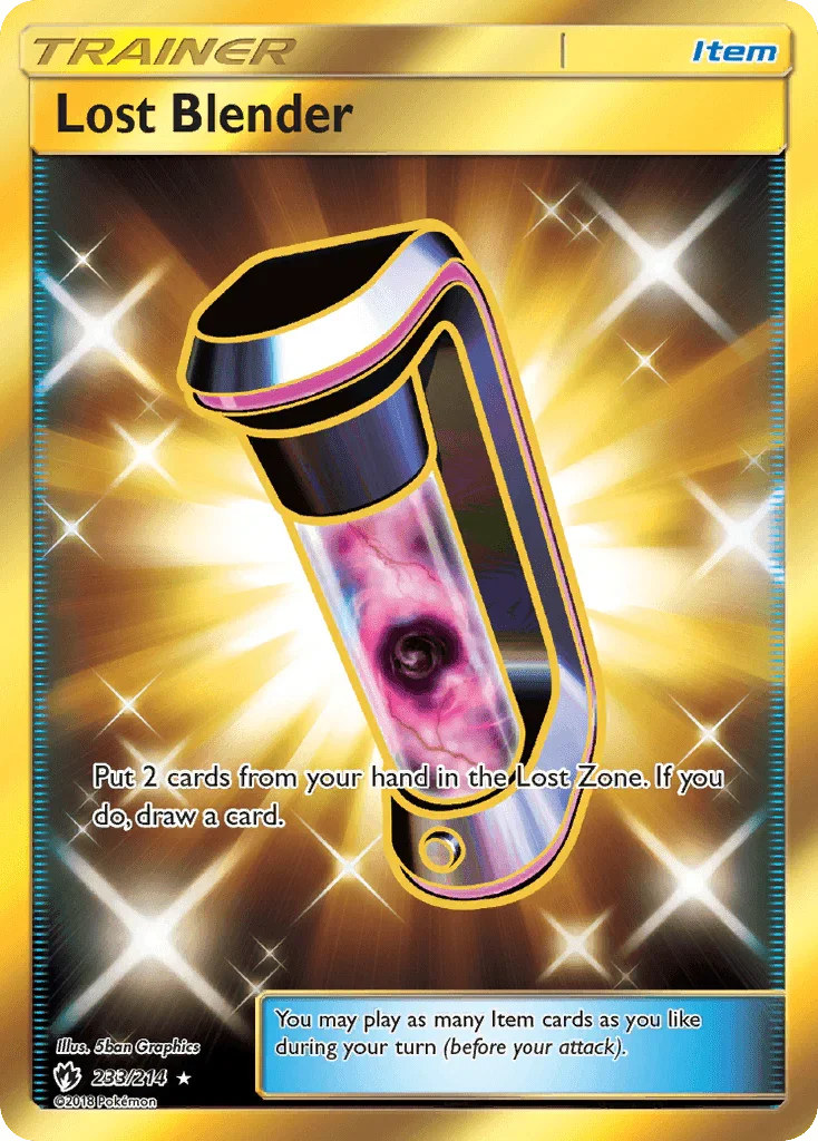233, Holofoil, Item, Secret Rare, Sun & Moon: Lost Thunder Lost Blender (233/214) [Sun & Moon: Lost Thunder] - Trading Card World