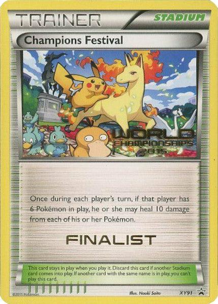 Normal, Promo, Stadium, XY91, XY: Black Star Promos Champions Festival (XY91) (2015 Finalist) [XY: Black Star Promos] - Trading Card World
