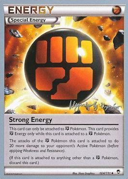 Normal, Special Energy, Uncommon, World Championships 2015 Strong Energy (104/111) (Primal Groudon - Alejandro Ng-Guzman) [World Championships 2015] - Trading Card World