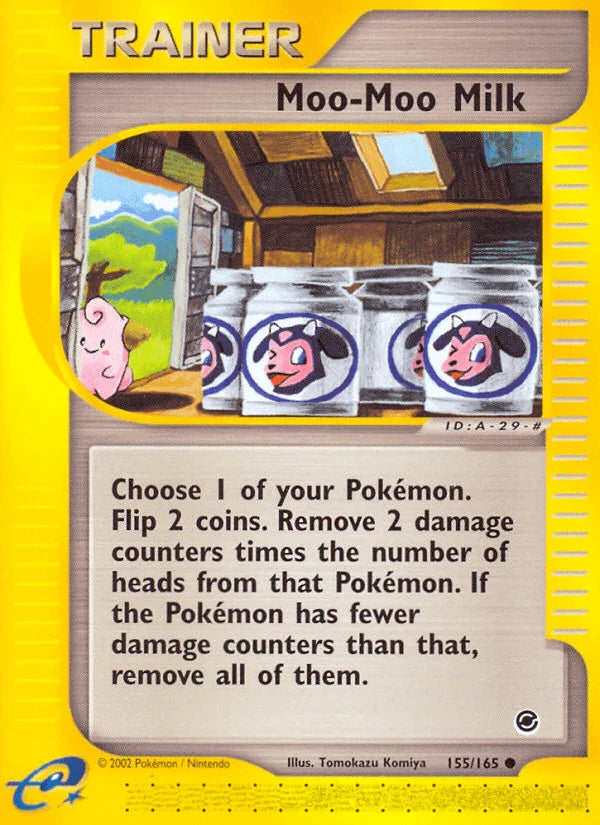 155, Common, Expedition: Base Set, Item, Normal, Reverse Holofoil Moo-Moo Milk (155/165) [Expedition: Base Set] - Trading Card World