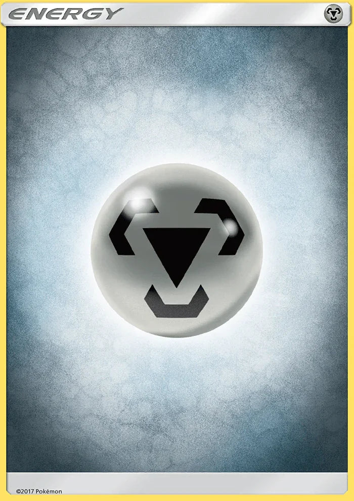 Basic Metal Energy, Common, Normal, Reverse Holofoil, Sun & Moon: Base Set Metal Energy [Sun & Moon: Base Set] - Trading Card World