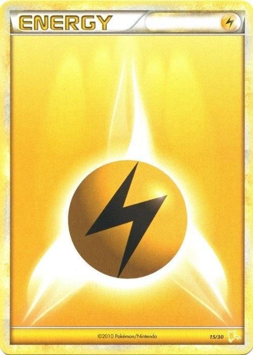 15, HeartGold & SoulSilver: Trainer Kit - Raichu, Lightning, Normal, Promo Lightning Energy (15/30) [HeartGold & SoulSilver: Trainer Kit - Raichu] - Trading Card World
