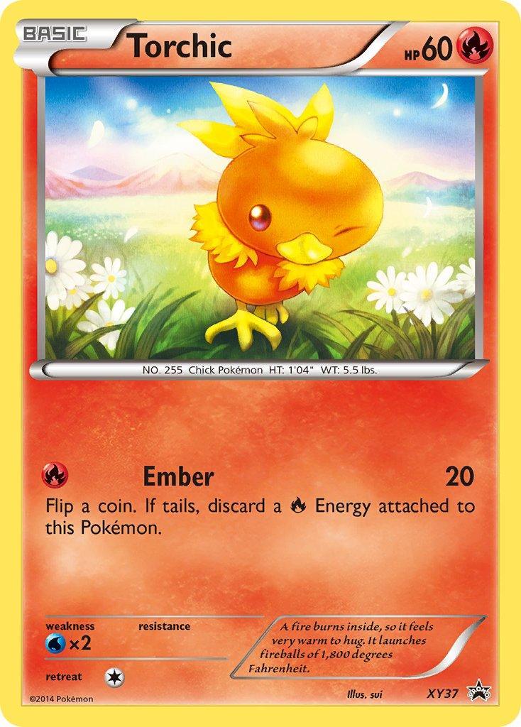 Fire, Holofoil, Promo, Water[×2], XY37, XY: Black Star Promos Torchic (XY37) [XY: Black Star Promos] - Trading Card World