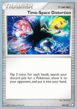 124, Normal, Trainer, Uncommon, World Championships 2008 Time-Space Distortion (124/123) (Bliss Control - Paul Atanassov) [World Championships 2008] - Trading Card World