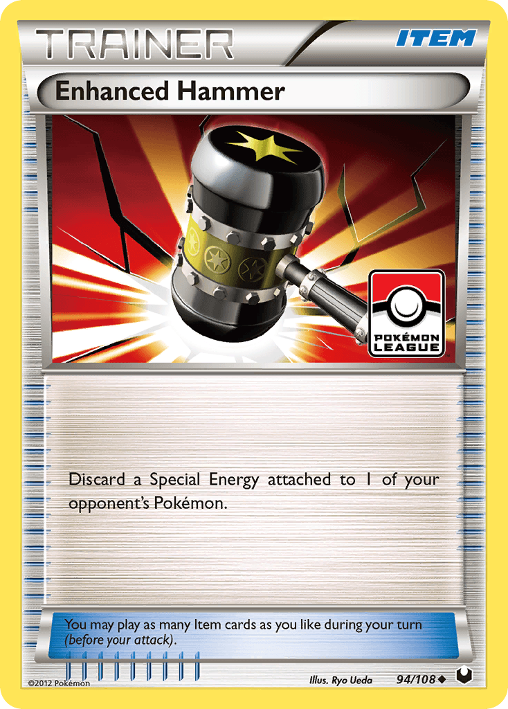 94, Black & White: Dark Explorers, Item, Normal, Reverse Holofoil, Uncommon Enhanced Hammer (94/108) [Black & White: Dark Explorers] - Trading Card World