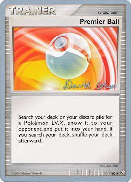 91, Normal, Trainer, Uncommon, World Championships 2009 Premier Ball (91/100) (Stallgon - David Cohen) [World Championships 2009] - Trading Card World