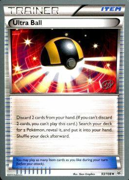93, Item, Normal, Uncommon, World Championships 2015 Ultra Ball (93/108) (The Flying Hammer - Rowan Stavenow) [World Championships 2015] - Trading Card World