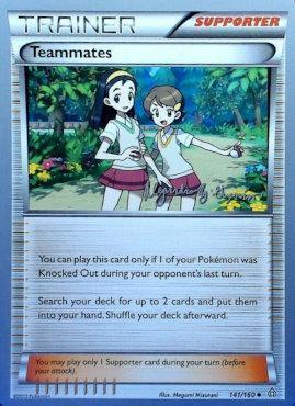 141, Normal, Supporter, Uncommon, World Championships 2015 Teammates (141/160) (Primal Groudon - Alejandro Ng-Guzman) [World Championships 2015] - Trading Card World