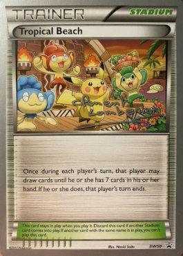 BW50, Normal, Promo, Stadium, World Championships 2013 Tropical Beach (BW50) (Anguille Sous Roche - Clement Lamberton) [World Championships 2013] - Trading Card World