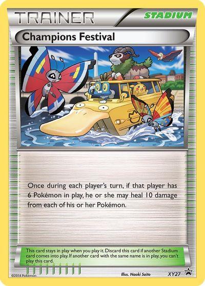 Holofoil, noPrice, Normal, Promo, Stadium, XY27, XY: Black Star Promos Champions Festival (XY27) (2014) [XY: Black Star Promos] - Trading Card World