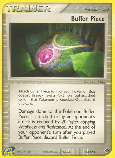 83, EX: Dragon, Item, Normal, Reverse Holofoil, Uncommon Buffer Piece (83/97) [EX: Dragon] - Trading Card World