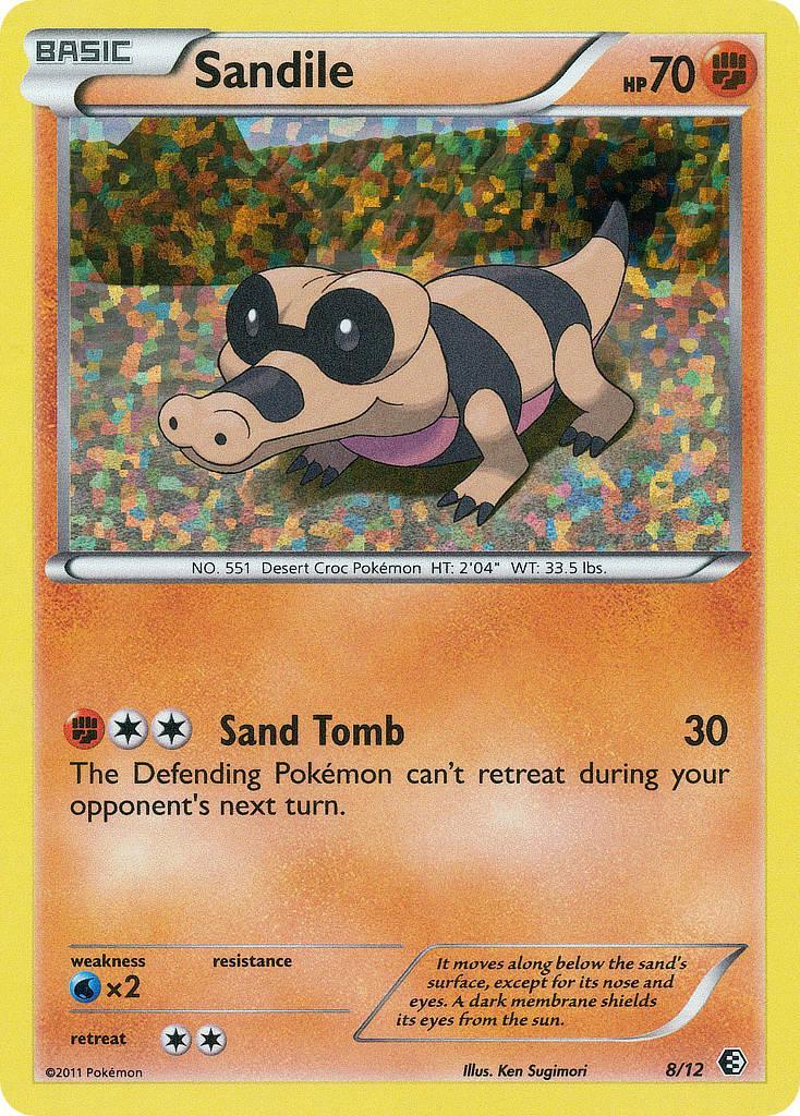 Fighting, Holofoil, McDonald's Promos: 2011 Collection, Promo, Water[×2] Sandile (8/12) [McDonald's Promos: 2011 Collection] - Trading Card World