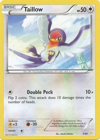 Colorless, Fighting[-20], Lightning[×2], Normal, Promo, XY: Trainer Kit 3 - Pikachu Libre Taillow (7/30) [XY: Trainer Kit 3 - Pikachu Libre] - Trading Card World
