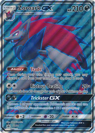 Darkness, Fighting[×2], Holofoil, Promo, Psychic[-20], SM84, Sun & Moon: Black Star Promos Zoroark GX (SM84) (Jumbo Card) [Sun & Moon: Black Star Promos] - Trading Card World