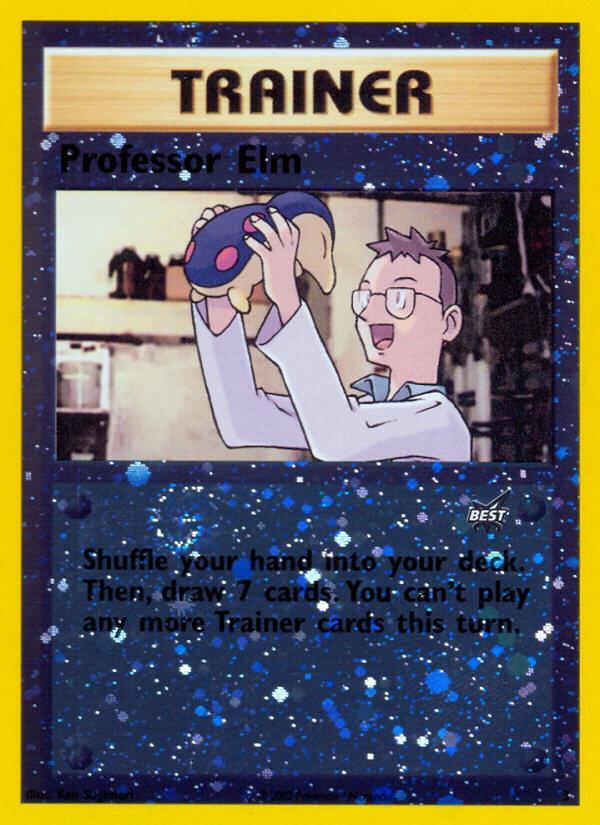 Best of Promos, Promo, Reverse Holofoil, Supporter Professor Elm (3) [Best of Promos] - Trading Card World