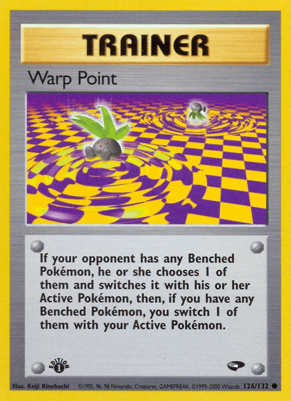 126, 1st Edition Normal, Common, Gym Challenge 1st Edition, Trainer Warp Point (126/132) [Gym Challenge 1st Edition] - Trading Card World