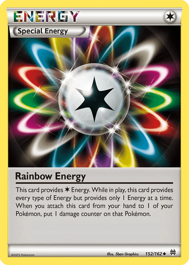 152, Fire, Normal, Reverse Holofoil, Uncommon, XY: BREAKthrough Rainbow Energy (152/162) [XY: BREAKthrough] - Trading Card World