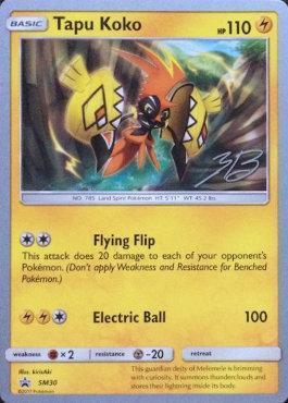 Common, Fighting[×2], Lightning, Metal[-20], Normal, SM30, World Championships 2017 Tapu Koko (SM30) (Ice Path FTW - Zachary Bokhari) [World Championships 2017] - Trading Card World