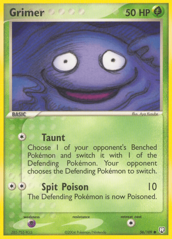 56, Common, EX: Team Rocket Returns, Grass, Normal, Psychic[×2] Grimer (56/109) [EX: Team Rocket Returns] - Trading Card World