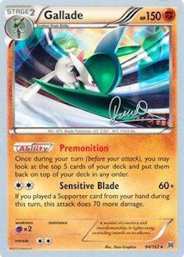 84, Fighting, Normal, Psychic[×2], Rare, World Championships 2017 Gallade (84/162) (Infinite Force - Diego Cassiraga) [World Championships 2017] - Trading Card World