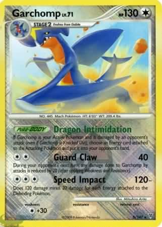 Colorless, Colorless[+30], Platinum: Supreme Victors, Promo, Reverse Holofoil Garchomp (5/147) (Championship Promo) [Platinum: Supreme Victors] - Trading Card World