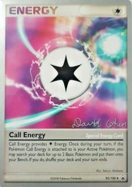 92, Colorless, Normal, Uncommon, World Championships 2009 Call Energy (92/100) (Stallgon - David Cohen) [World Championships 2009] - Trading Card World