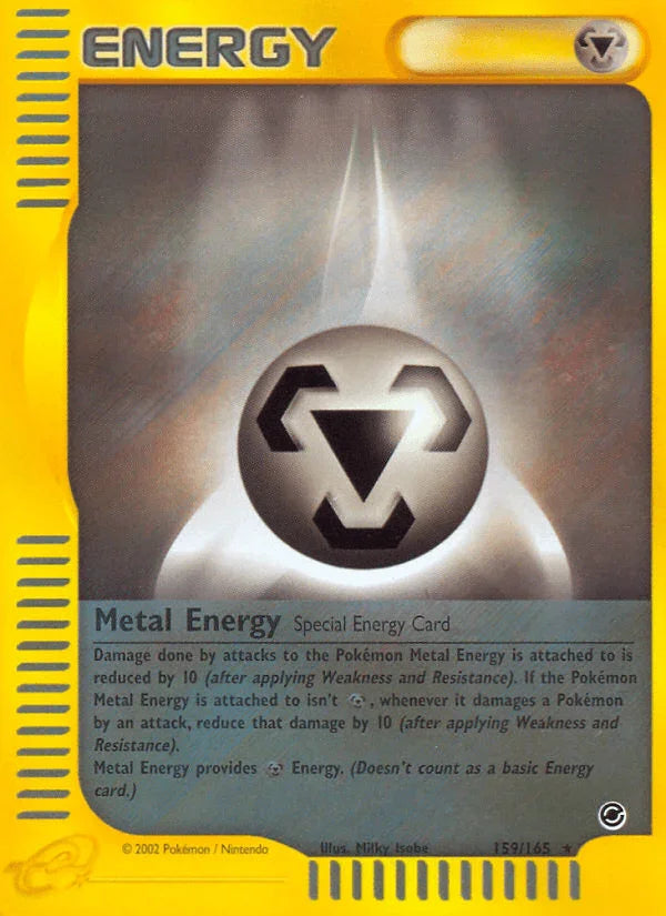 159, Expedition: Base Set, Metal, Normal, Rare, Reverse Holofoil Metal Energy (159/165) [Expedition: Base Set] - Trading Card World