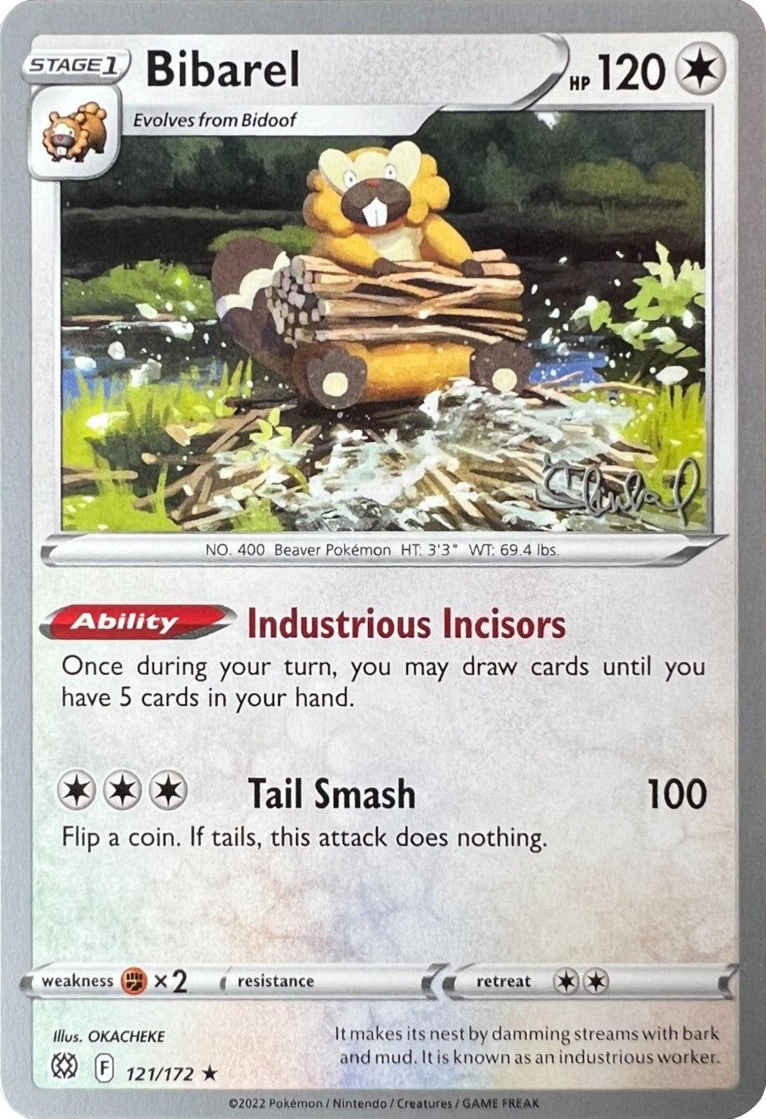 121, Colorless, Fighting [x2], Normal, Rare, World Championships 2022 Bibarel (121/172) (ADP - Ondrej Skubal) [World Championships 2022] - Trading Card World