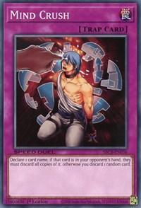 1st Edition, Common, Normal Trap, Speed Duel: Battle City Box, Trap Mind Crush [SBCB-EN036] Common - Trading Card World