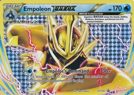 Holofoil, Promo, Water, XY134, XY: Black Star Promos Empoleon BREAK (XY134) (Jumbo Card) [XY: Black Star Promos] - Trading Card World