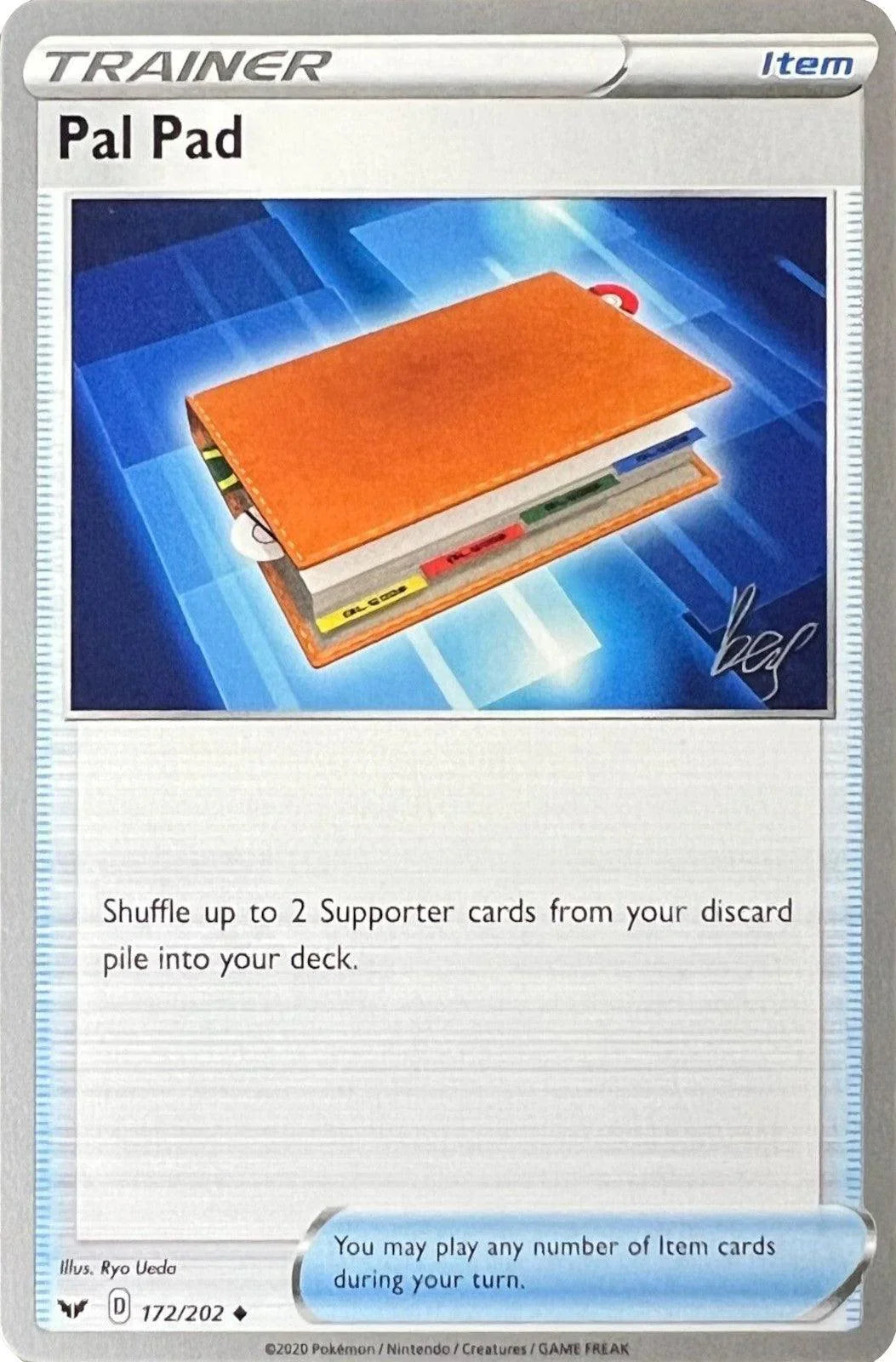 172, Item, Normal, Uncommon, World Championships 2022 Pal Pad (172/202) (Cheryl Again - Sebastian Lashmet) [World Championships 2022] - Trading Card World