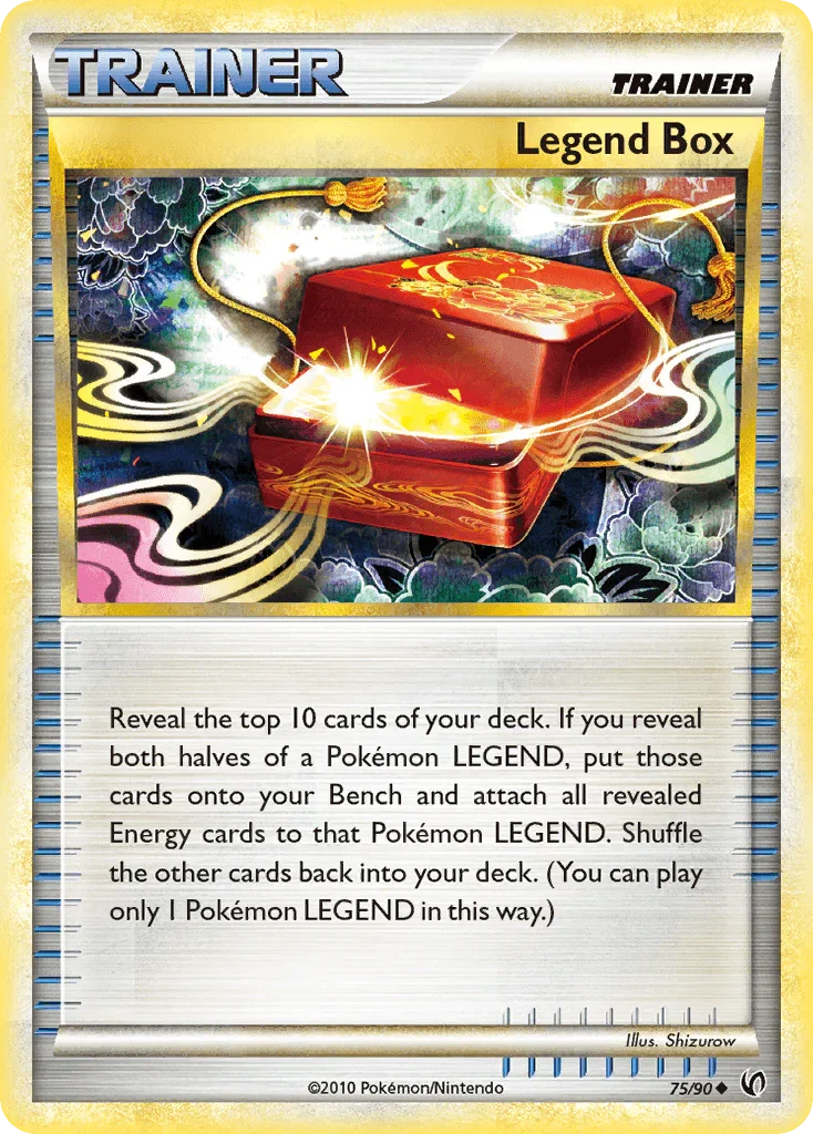 75, HeartGold & SoulSilver: Undaunted, Item, Normal, Reverse Holofoil, Uncommon Legend Box (75/90) [HeartGold & SoulSilver: Undaunted] - Trading Card World