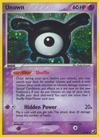 EX: Unseen Forces, Holo Rare, Holofoil, Psychic Unown (X) (X/28) [EX: Unseen Forces] - Trading Card World