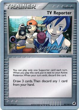 82, Normal, Supporter, Uncommon, World Championships 2007 TV Reporter (82/101) (Rambolt - Jeremy Scharff-Kim) [World Championships 2007] - Trading Card World