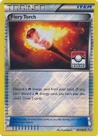 89, Item, Promo, Reverse Holofoil, XY: Flashfire Fiery Torch (89/106) (League Promo) [XY: Flashfire] - Trading Card World