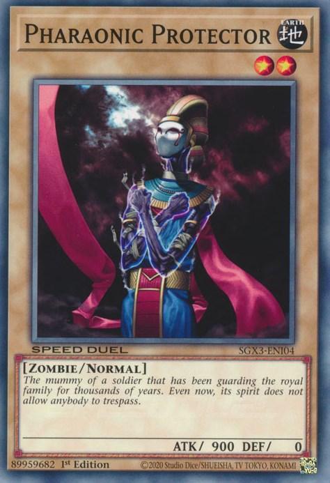 1st Edition, Common, Earth, Normal Monster, Speed Duel GX: Duelists of Shadows, Zombie Pharaonic Protector [SGX3-ENI04] Common - Trading Card World