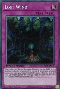 1st Edition, Normal Trap, Secret Rare, Speed Duel: Battle City Box, Trap Lost Wind (Secret) [SBCB-EN146] Secret Rare - Trading Card World